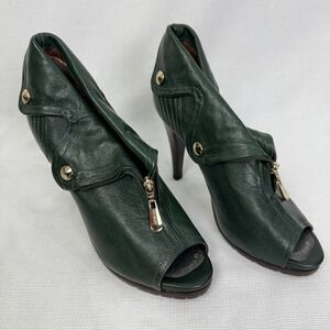 Luz  Da Lua Fashion Booties Green Size 38‎ EURO 7.5 US